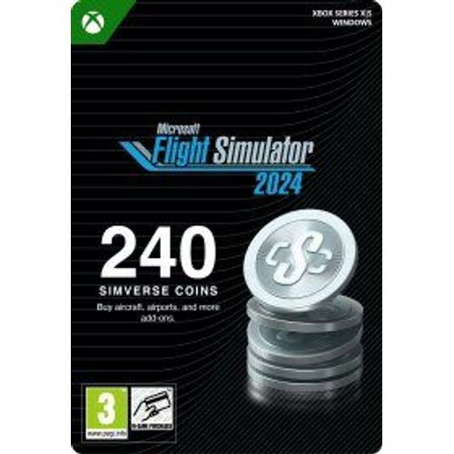 Microsoft Flight Simulator 2024 - 240 Simverse Coins (Extension/Dlc) - Jeu En Téléchargement