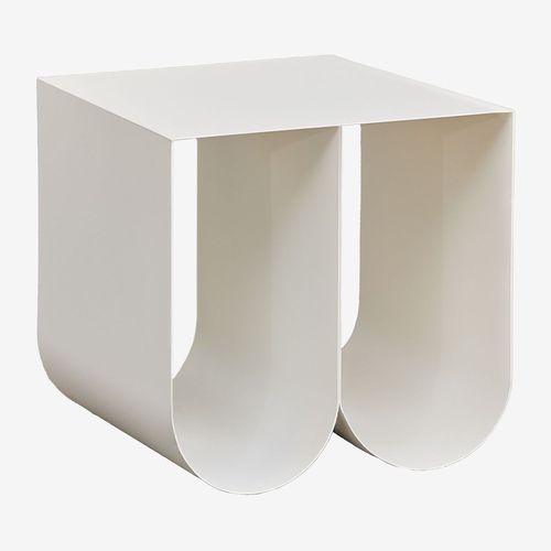 Table De Chevet Carrée (40 X 40 Cm) Olavi Blanc Gardenia