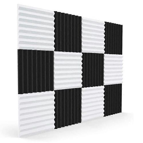 12 pcs panneau de mousse acoustique, isolation phonique, pour salle de jeux de studio