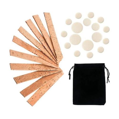 Kit De Remplacement D¿Accessoires D¿Instrument De Clarinette 27 Pcs, Comprend 10 Bouchon De Connexion De Cou Et 17 Coussinets D¿Instruments À Vent En Bois