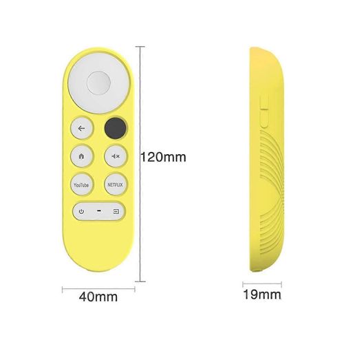 Étui en silicone pour coque de protection de télécommande pour télécommande vocale TV 2020