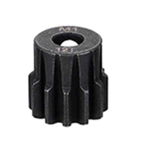 M1 5mm 12t Acier Noir Pignon Moteur En Métal Pour 1/10 Rc Modèle De Voiture Moto