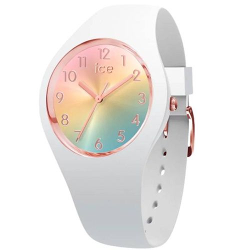 Montre Ice Watch Ice Sunset En Silicone Blanc