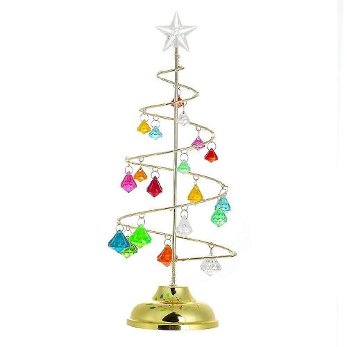 Décorations de Noël Arbre Cristal Table Décor Cadeaux de Noël Sapin Illumination Party Festival De
