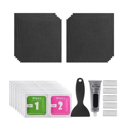 Kit De Réparation De Patch De Trampoline Tente De Camping Trampoline Kit De Fixation De Patch Étanche Tapis De Réparation Outil De Réparation De Trou De Déchirure