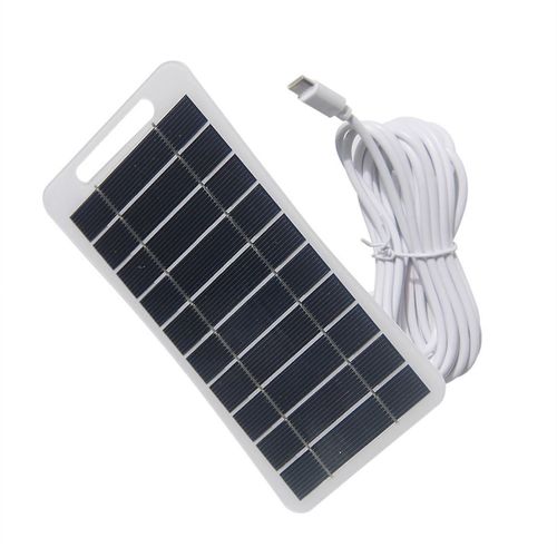Mini Panneau Solaire 5v 2w, Panneaux Solaires De Type Micro Chargeur Solaire Usb, Panneau Solaire Portable Pour L¿Éclairage Domestique Du Téléphone
