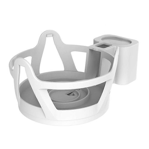 Support de montage de prise murale pour mini haut-parleur intelligent Gestionnaire de câbles pour microphone Support de support vertical - Blanc