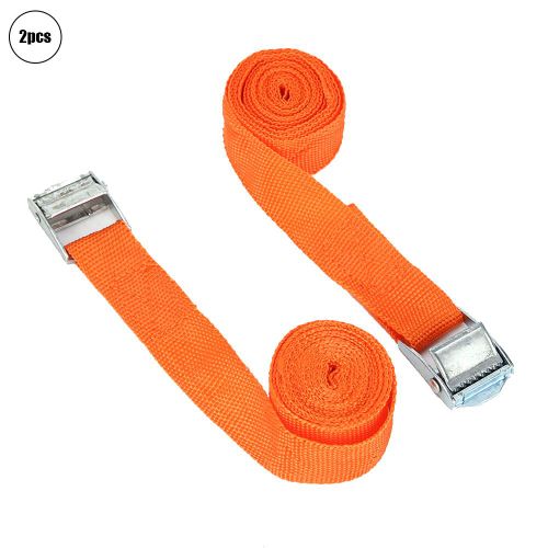 Tendeur de sangles d'arrimage à cliquet, 2 pièces, pour la Traction du véhicule (1 ""2.5m)
