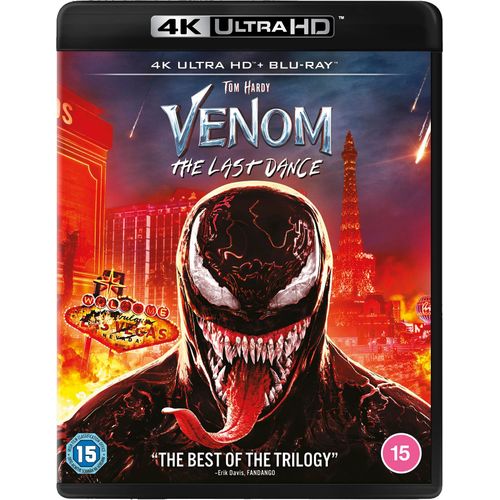 Venom: The Last Dance 4k Uhd Plus Blu Ray [Blu-Ray] [Region A & B & C]