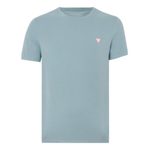Tee Shirt Manches Courtes Guess Cn Ss Core Tee Str Bleu Ciel S