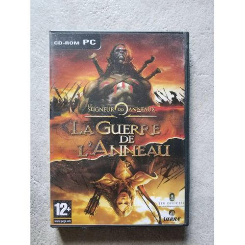 Jeu Pc - Le Seigneur Des Anneaux - La Guerre De L'anneau/ M4