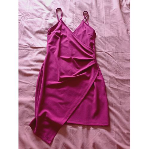 Robe Rouge Foncee - Shein