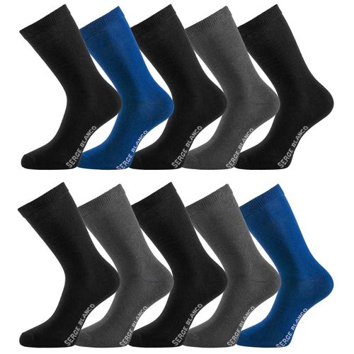 Lot De 10 Paires De Chaussettes De Ville Uni