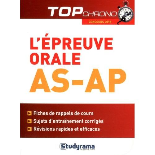 L'épreuve Orale As-Ap