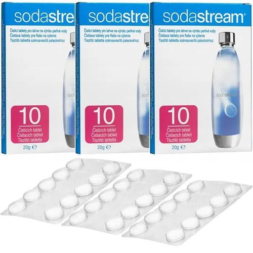 SodaStream tablettes de détartrage 10 tablettes 200g x3