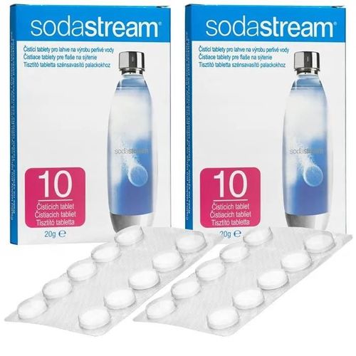 SodaStream tablettes de détartrage 10 tablettes 200g x2