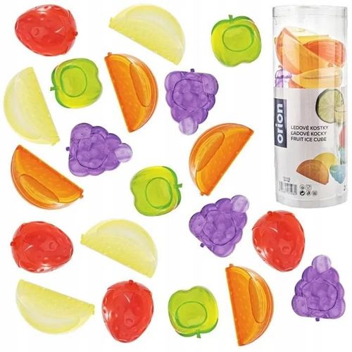 Repose Ustensiles Orion Glaçons Colorés En Plastique Moule À Glace Pour Glaçons 20pcs Réutilisable Cube Cube Fruits