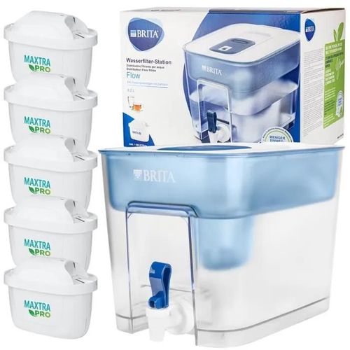 Carafe Filtrante Brita Flow 8.2l + 4x Filtre Brita Maxtra 1pc. (Pure Performance)