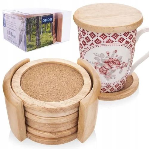 Sous-Verres Pour Mugs 6pcs + Support
