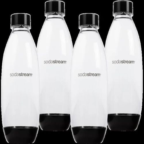 2x SodaStream 1L Fuse Bottles Two-Pack Noir