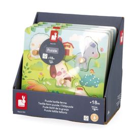 Puzzle Tactile 5 Pièces Janod Ferme