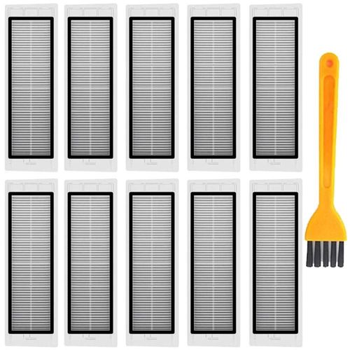 Filtre HEPA pour aspirateur Xiaomi Roborock S6 S5 MAX S6 Pure S6 MaxV S60 S65 S5 S50 S55 E25 E35, pièces détachées-10PCS