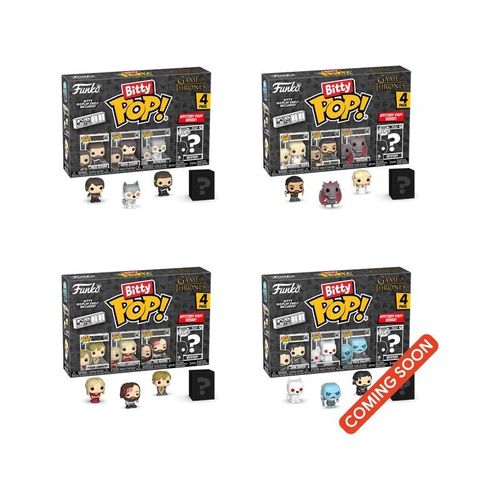 Figurine Funko Asst Bitty Pop 4pk - Game Of Thrones - 12pc Pdq