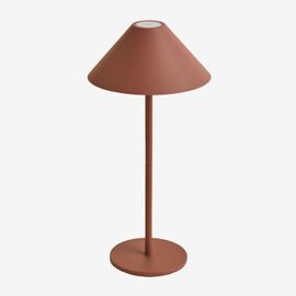 Lampe De Table Led Sans Fil Nebida Rouge Tuile