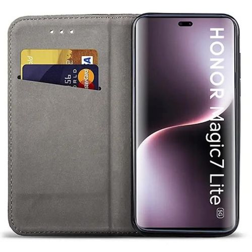 Housse Pour Honor Magic 7 Lite 5g - Etui Coque Pochette Portefeuille + Film Ecran - Or Magnet