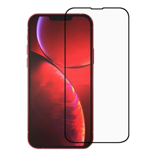 Verre Trempe Pour Apple Iphone 16e / 13 / 13 Pro / 14 - [Lot De 2] Film De Protection Incurve Integral - Noir
