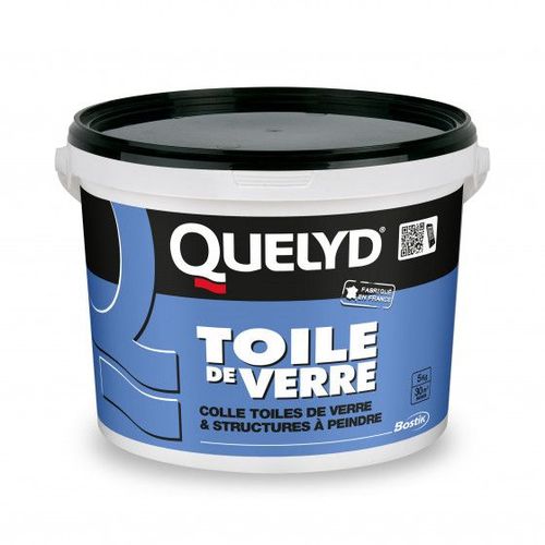 Colle spéciale toile de verre QUELYD - BOSTIK - seau 5 kg - 30602606