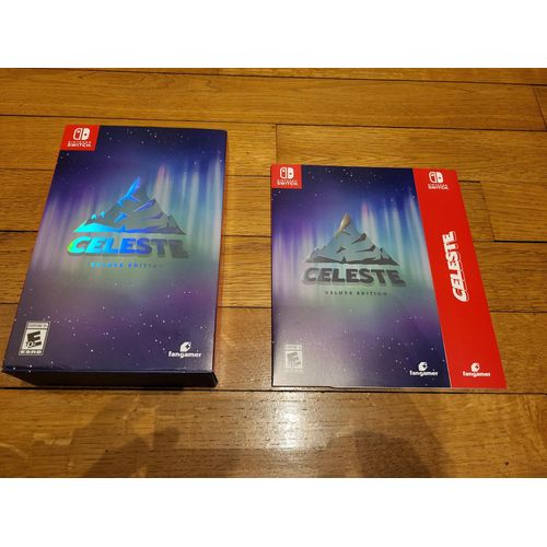 Lot Celeste Collector's Edition + Jaquette Rechange Nintendo Switch