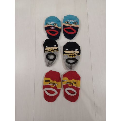 Lot De 3 Paires De Chaussettes Super Heros Taille S(1-2 Ans)