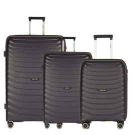 BEMON Lot de 3 valises 55cm, 66cm et 76cm Marine Paris