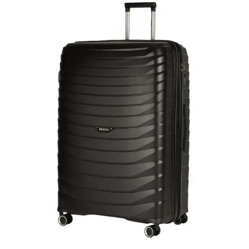 BEMON Valise extensible 85cm Noir Paris