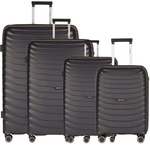 BEMON Lot de 4 valises 55cm, 66cm, 76cm et 85cm Marine Paris