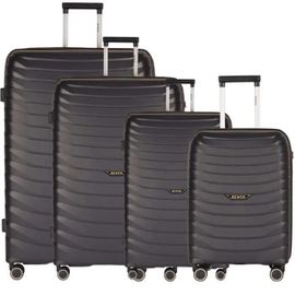 BEMON Lot de 4 valises 55cm, 66cm, 76cm et 85cm Marine Paris