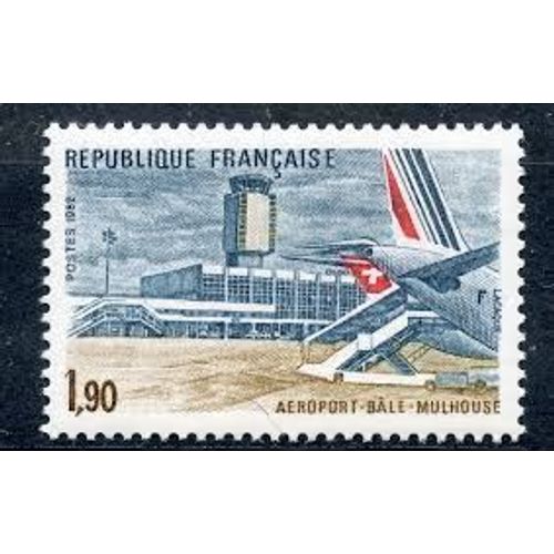 Aéroport Bâle-Mulhouse Année 1982 N° 2203 Yvert Et Tellier Luxe
