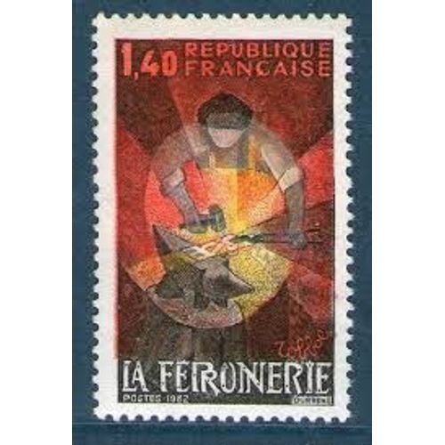 Série Métiers D'art : La Ferronnerie Année 1982 N° 2206 Yvert Et Tellier Luxe