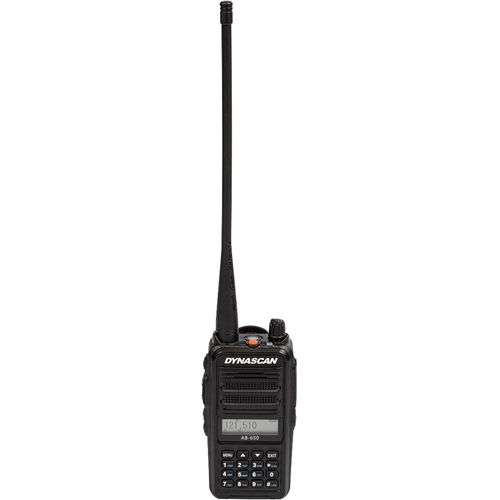Station De Radio Portable Vhf Ab-650 Pour L'Aviation, 6 W, Sq, 118-136,975 Mhz, Am, 2600 Mah Li-Ion, Radio Fm