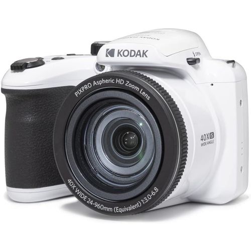 Pixpro Astro Zoom Az405 - Appareil Photo Numérique Bridge, Zoom X40, Grand Angle De 24 Mm, 20 Mégapixels, Lcd 3, Vidéo Full Hd 1080P, Ois, Pile Aa - Blanc