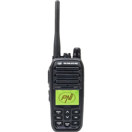 Station Radio Portable Pmr R70 Pro 446 Mhz, 16 Canaux 0,5 W, 99 Canaux Programmables, 50 Ctcss Et 166 Tonalités Dcs, Ip67, Aucune Licence Requise