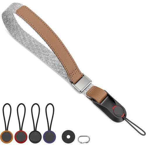 Dragonne Pour Appareil Photo Avec Boucle À Détachement Rapide, Sangle En Corde Nylon Compatible Avec Appareils Photo Dslr Ou Mirrorless