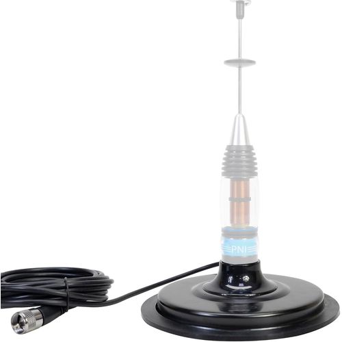 Base Magnétique 170/Pl 170 Mm, Étroite, Avec Câble De 4 M Et Connecteur Pl259