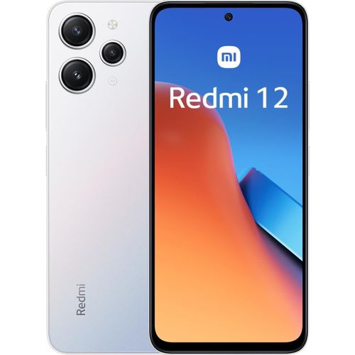 Redmi 12 4/128G Argent, Ecran De 6.8'', Smartphone Débloqué, Batterie Mah 5000, Mémoire Rom 128 Go,Ram 4 Go, Android 12, Processeur Mediatek Helio G88 Octocore Jusqu¿À 2,0Ghz