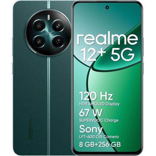 12+ Smartphone 5G, 8+256Gb, Appareil Photo Portrait Sony Lyt-600 Avec Ois, Processeur Dimensity 7050 5G, Écran Amoled 120 Hz Fluide, Supervooc 67 W, D¿Une Batterie Puissante De 5 000 Mah, Vert