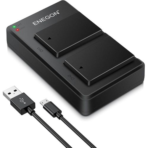 2 Pack Lp-E17 Batterie Appareil Photo Avec Micro Usb Double Chargeur Pour Canon Rebel Sl2, T6I, T6S, T7I, Eos R10, R8, Rp, R50, R100,M3, M5, M6, 200D, 250D, 77D, 750D, 760D, 800D, 8000D