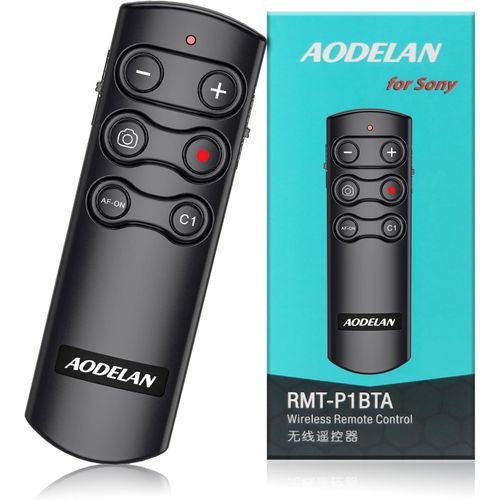 Télécommande Sans Fil Déclencheur D'Appareil Photo Pour Sony Zv-E10, Zv-1, A7Sm3, A7C, A7Riv, Alpha 9,7R Iv, 7R Iii, 7 Iii, 6600, 6400, 6100, 9 Ii, Rx0 Ii, Rx100 M7 ; Compatible Sony Rmt-P1Bt
