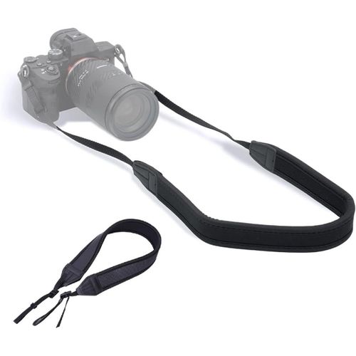 Sangle Pour Appareil Photo, Bandoulière & Dragonne Lavables, Longueur Réglable - Lanière Confortable Pour Reflex Numérique - 1 Pièce