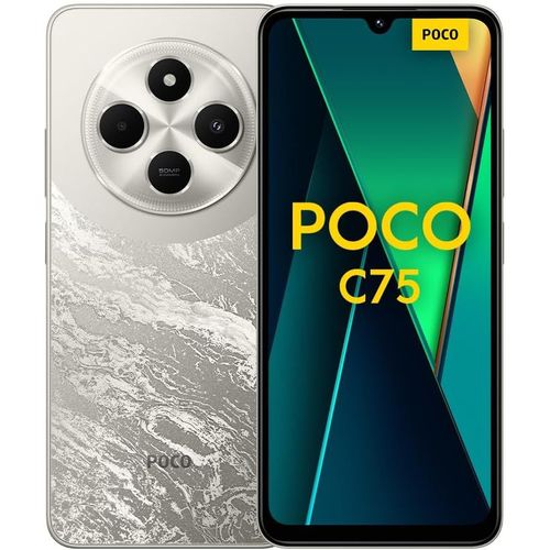 Poco C75 8Gb 256Gb Or, Smartphone Android, 2,0 Ghz, Écran De 6,88"", Double Caméra Ai De 50 Mp, Batterie De 5160Mah(Version Française + 2 Ans De Garantie)